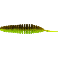 Fishing silicone FishUP Tanta 3" 204 - Green Pumpkin/Chartreuse (6 pcs/pack) (1862.00.18)