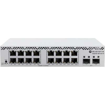 Комутатор мережевий Mikrotik CSS318-16G-2S+IN