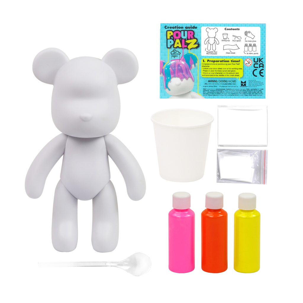 Набір для творчості ToyMonster Pour Palz Флюїд Арт - Ведмедик "Магія Манго" (GS-G08683) Набір для творчості ToyMonster Pour Palz Флюїд Арт - Ведмедик "Магія Манго" (GS-G08683)