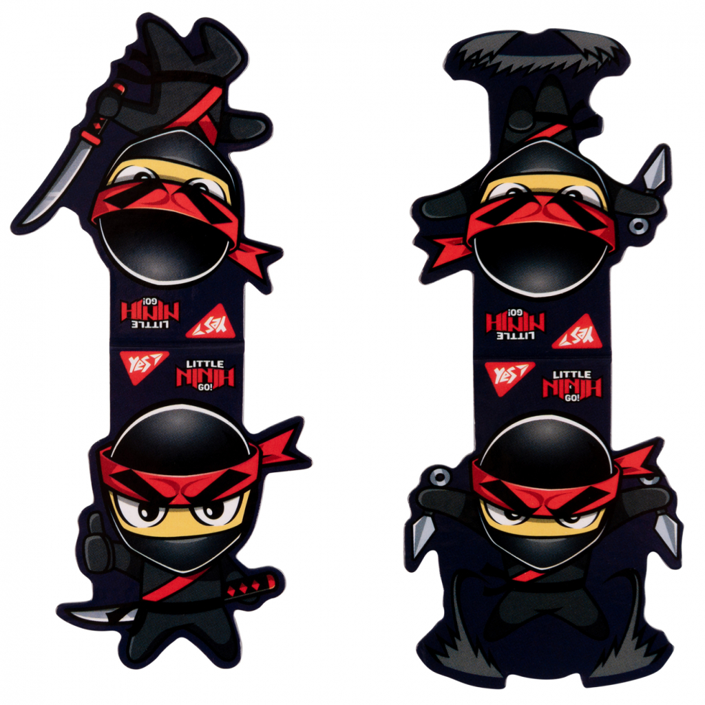 Закладки для книг Yes магнітні Ninja, 2шт (708113)