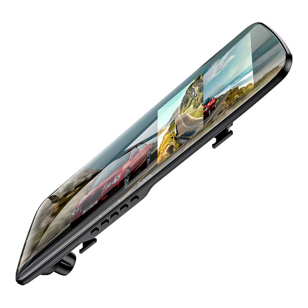 Відеореєстратор HOCO DV4 4.5-inch rearview mirror driving recorder dual-channel Black (6942007616782) Відеореєстратор HOCO DV4 4.5-inch rearview mirror driving recorder dual-channel Black (6942007616782)