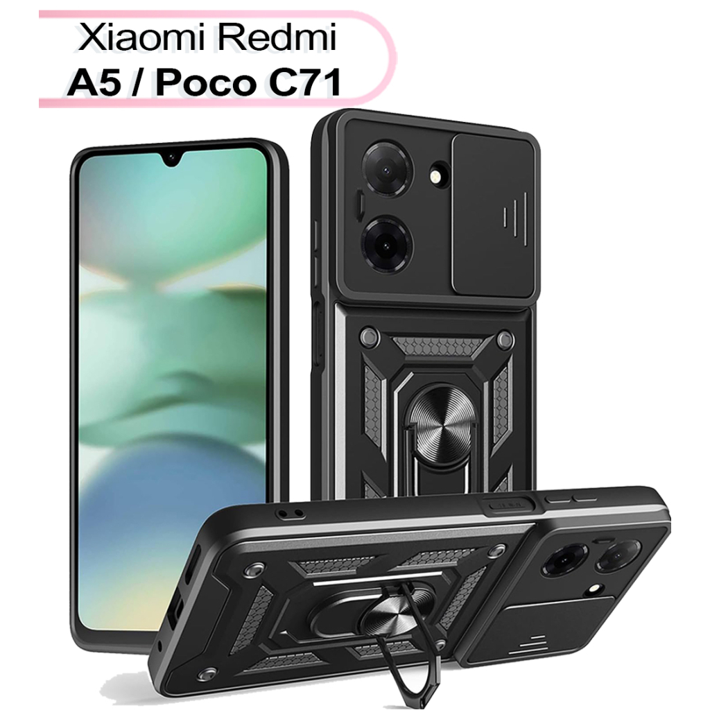 Чохол до мобільного телефона BeCover Military Xiaomi Redmi A5 / Poco C71 Black (713543)