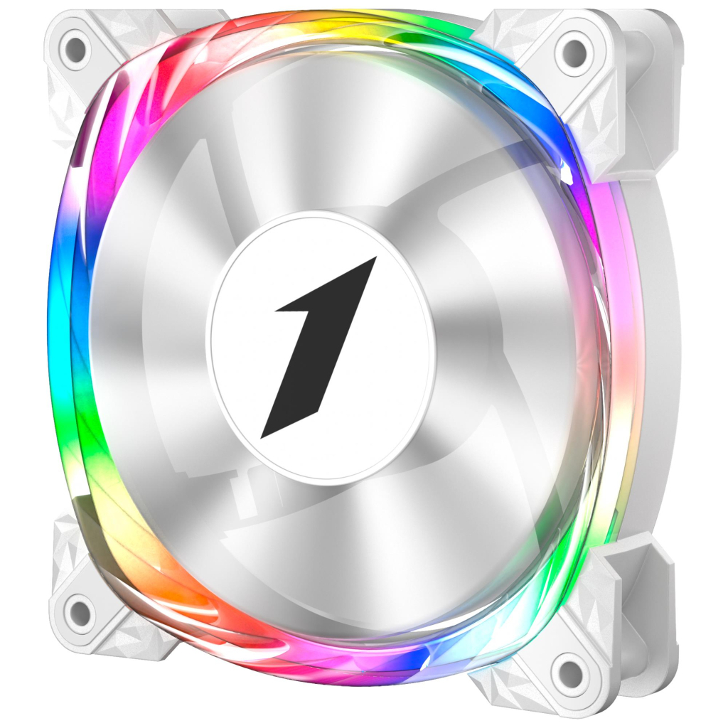 Кулер до корпусу 1stPlayer FS7 White (FS7-WH-1IN1) Кулер до корпусу 1stPlayer FS7 White (FS7-WH-1IN1)