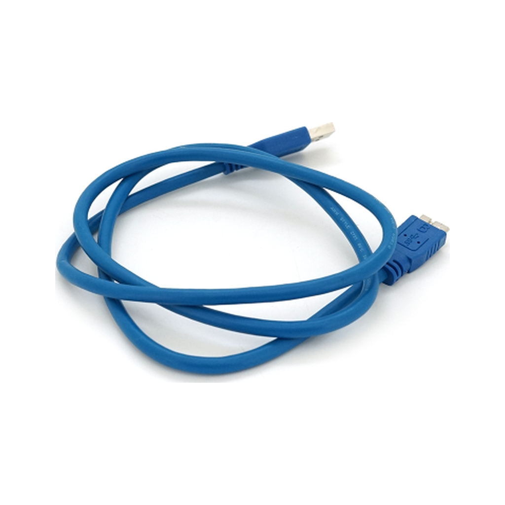 Дата кабель USB 3.0 AM to Micro B 1.0m blue Voltronic (YT-3.0AM\Micro-B-1.0BL)
