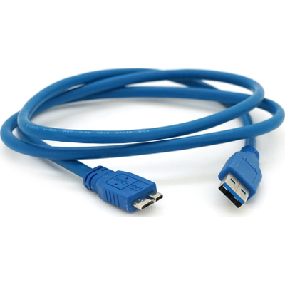 Дата кабель USB 3.0 AM to Micro B 1.0m blue Voltronic (YT-3.0AM\Micro-B-1.0BL)