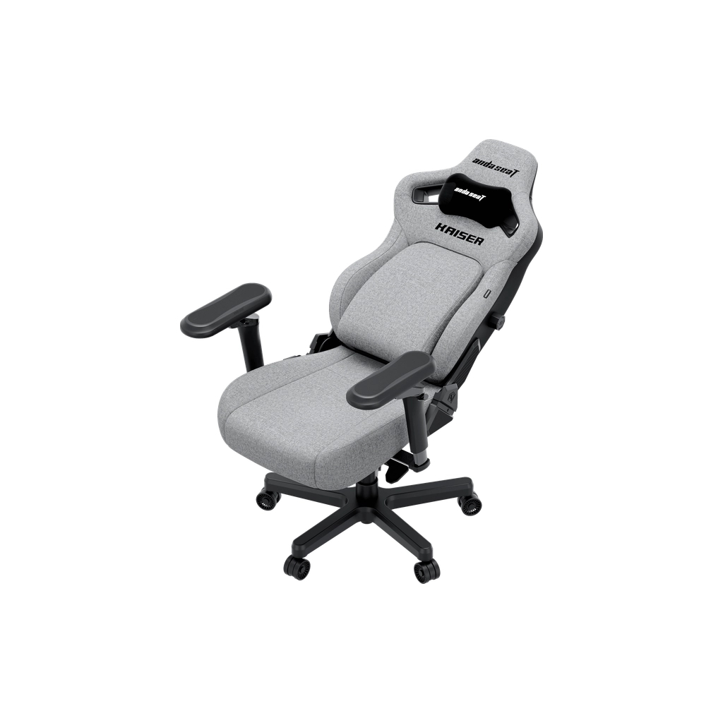 Крісло ігрове Anda Seat Kaiser 4 V2 Fabric Size XL Ash Grey (AD12YDDC-XLL-20-G-CF-03)
