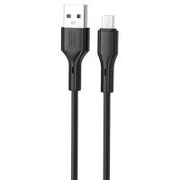 Дата кабель USB 2.0 AM to USB-C 1.0m black XO (NB230_C_Black)