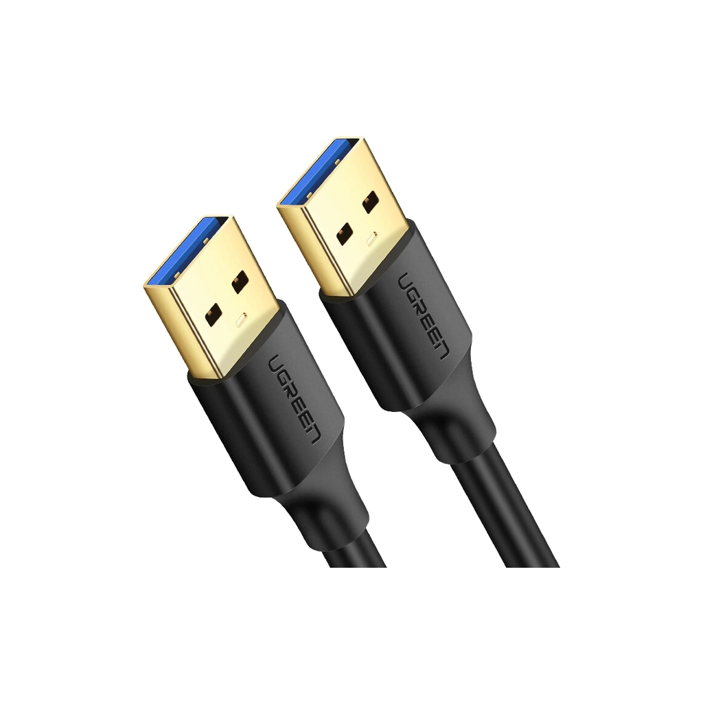Дата кабель USB 3.0 AM/AM 2.0m US128 black Ugreen (10371)