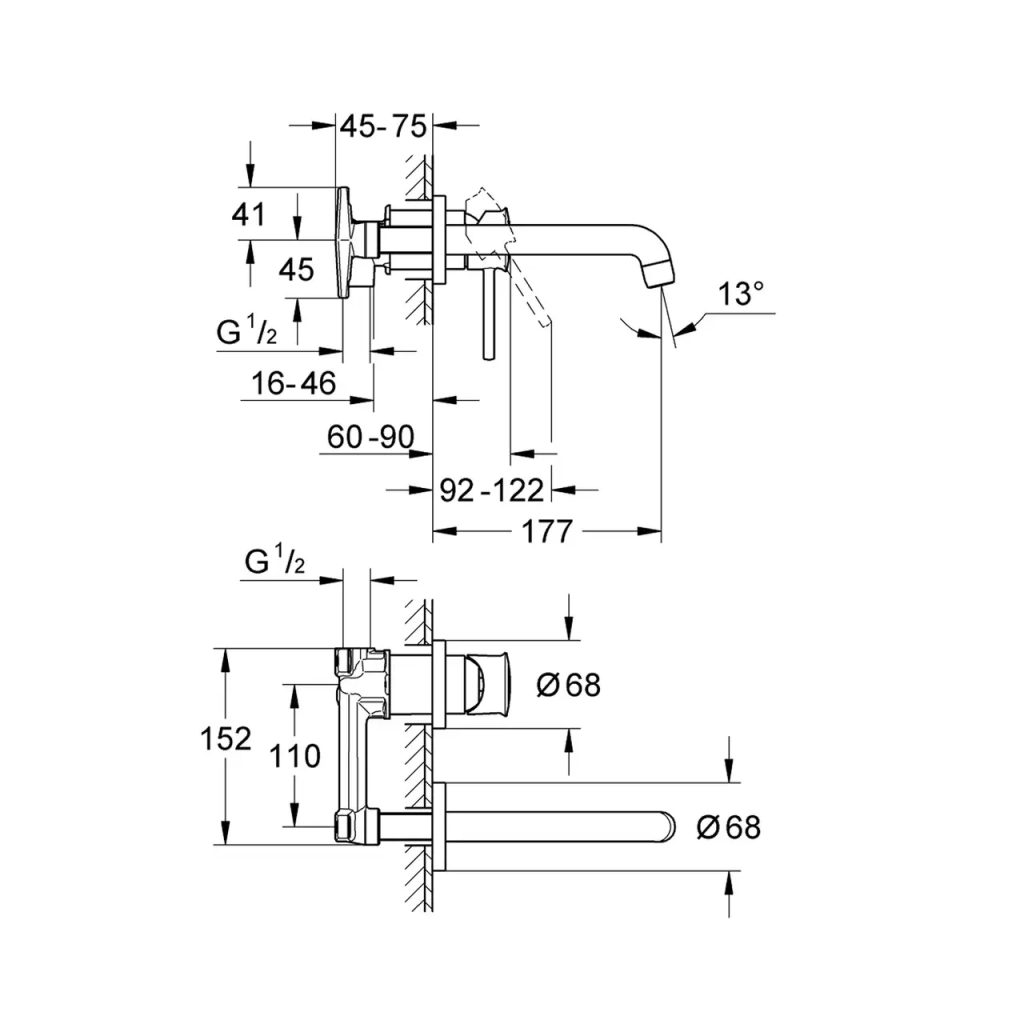 Змішувач Grohe 2029200C (CV032455) Змішувач Grohe 2029200C (CV032455)