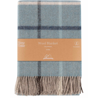 Plaid ARDESTO Leonardo Alpina 100% wool, blue 140x200 cm (ART0704LM)
