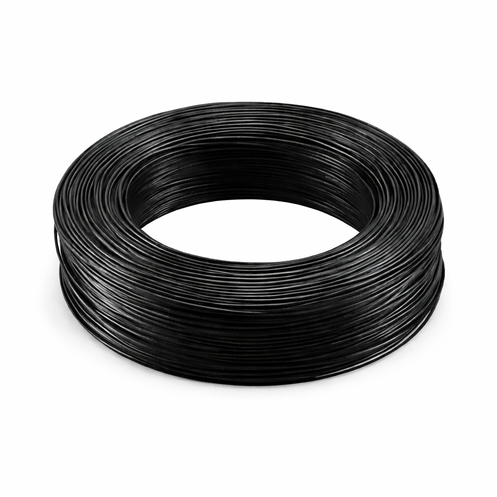 Кабель силовий MYSUN гнучкий, мідний, бухта 610м BLACK (24AWG-BK)