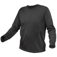 Футболка робоча Hoegert ILM HT5K420-2XL з довгим рукавом 100% бавовна графіт, 2XL (56) (HT5K420-2XL)