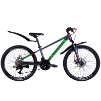 Велосипед Discovery 24" QUBE DD CS рама-11,5" AL 2025 сірий (OPS-DIS-24-336)