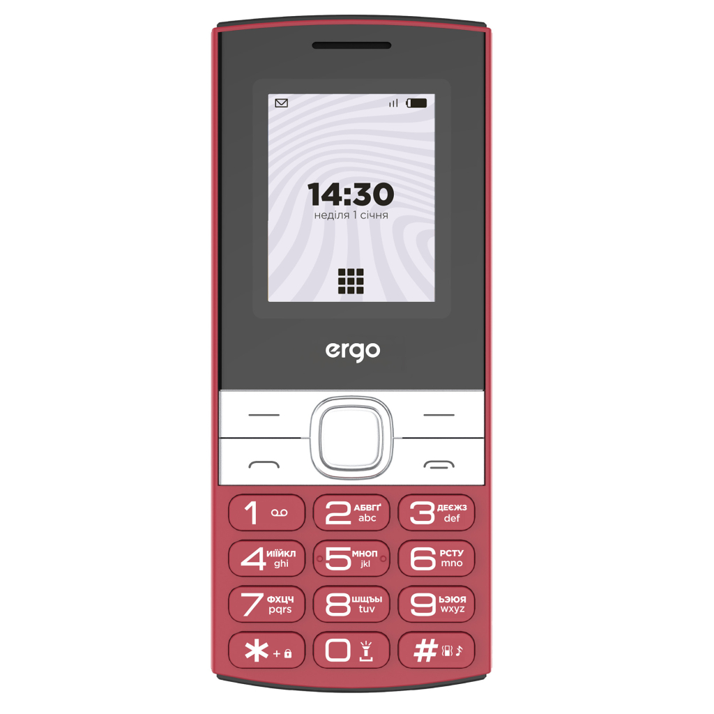 Мобільний телефон Ergo B185 Red