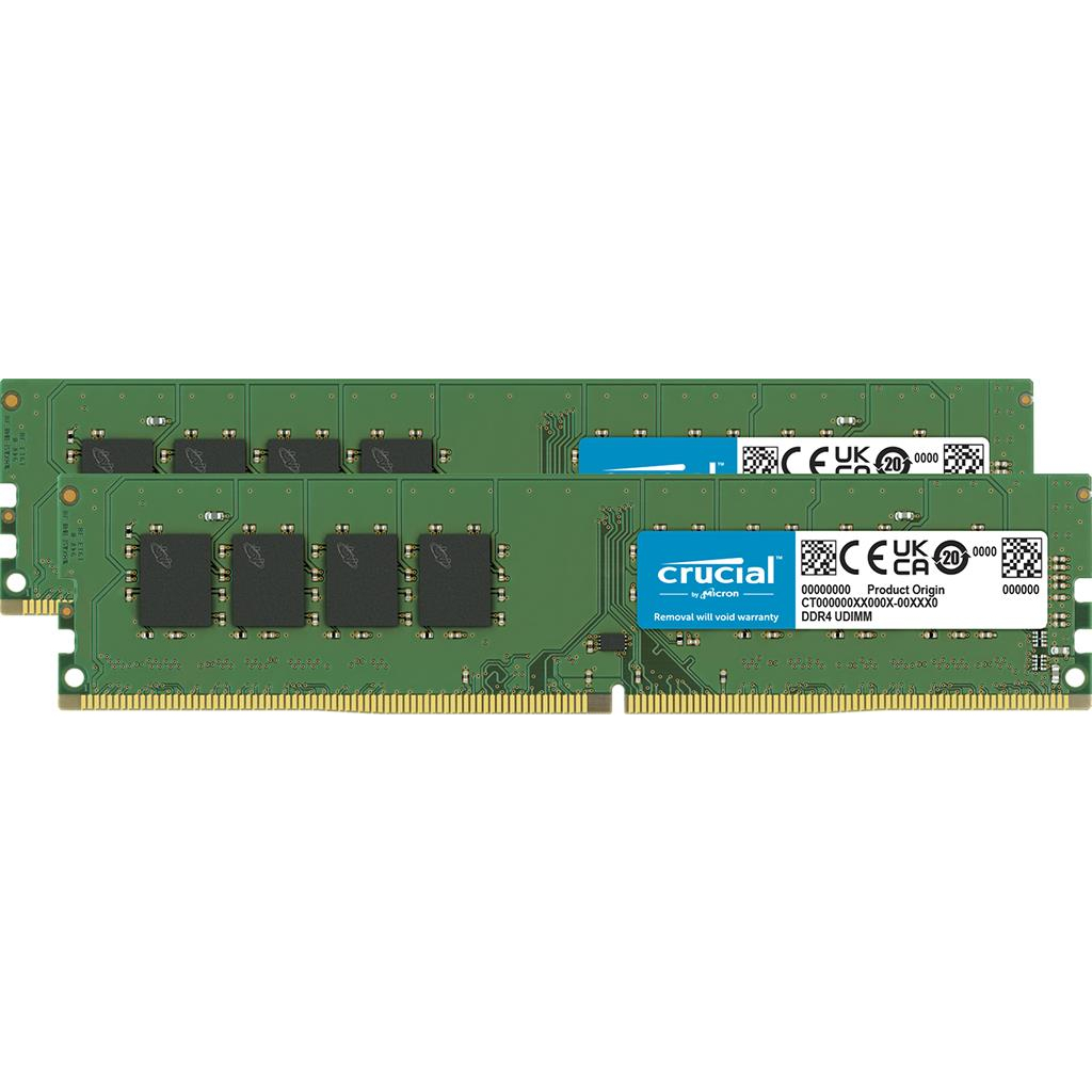 Модуль пам'яті для комп'ютера DDR4 64GB (2x32GB) 3200 MHz Micron (CT2K32G4DFD832A)