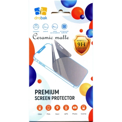 Скло захисне Drobak Samsung Galaxy A57 5G Matte Ceramics Black (151572)