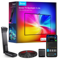 Govee LED Strip Kit H6097 TV Backlight 3 Lite 40-50'', RGBICW, WI-FI/Bluetooth, Black (H60973D1)