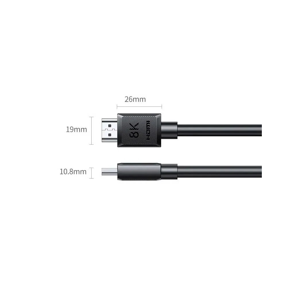 Кабель мультимедійний HDMI M to HDMI M 10.0m 8K60Hz 48Gbps black Ugreen (45436) Кабель мультимедійний HDMI M to HDMI M 10.0m 8K60Hz 48Gbps black Ugreen (45436)