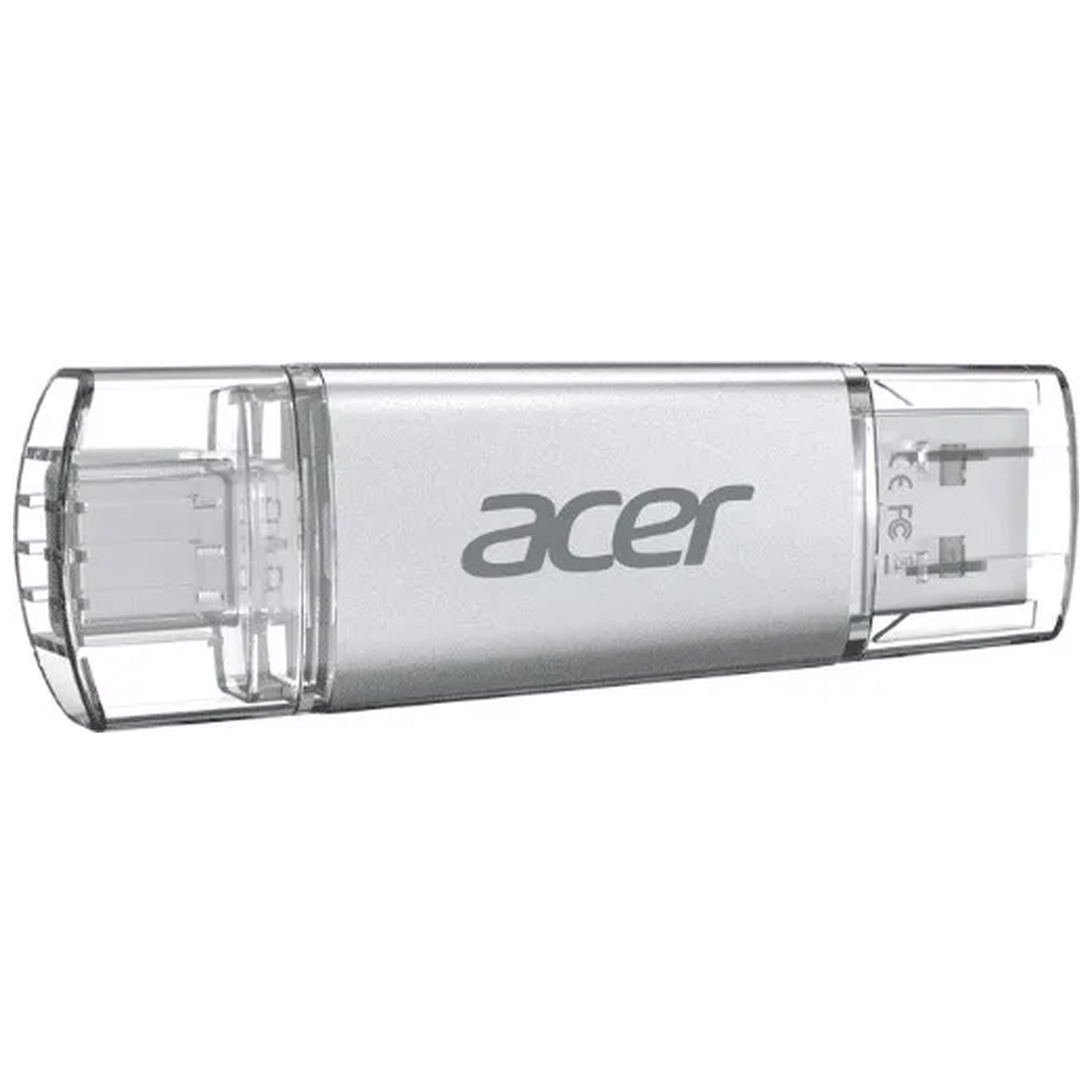 USB флеш накопичувач Acer 32GB UP300 Silver USB 3.2/Type-C (BL.9BWWA.588) USB флеш накопичувач Acer 32GB UP300 Silver USB 3.2/Type-C (BL.9BWWA.588)
