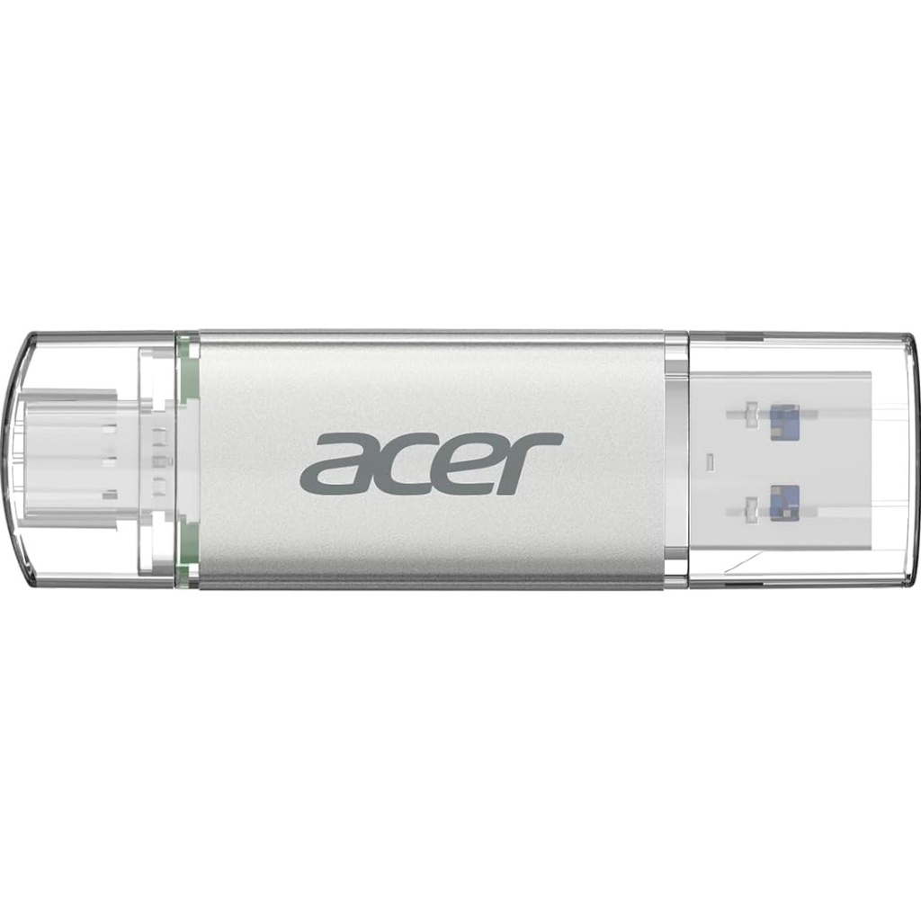 USB флеш накопичувач Acer 32GB UP300 Silver USB 3.2/Type-C (BL.9BWWA.588)